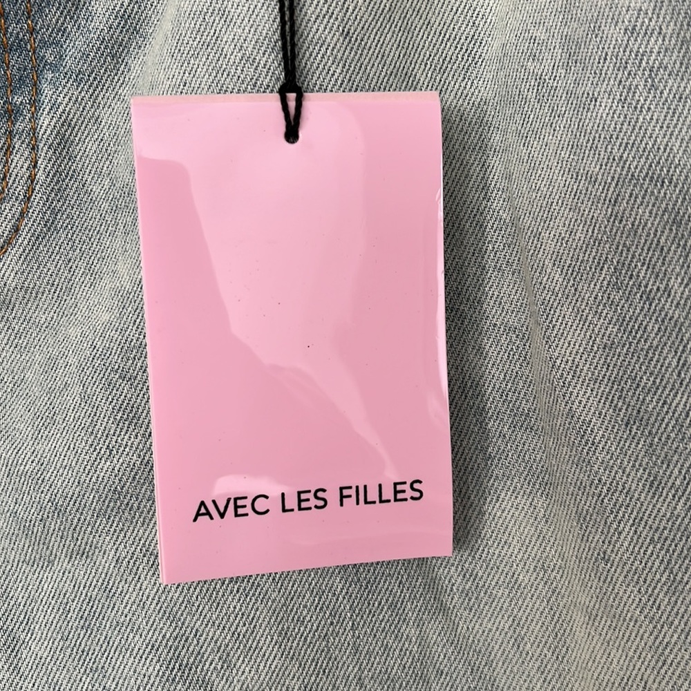 NWT Avec Les Filles Women’s Light Wash Jeans Sz 31 - Picture 2 of 11
